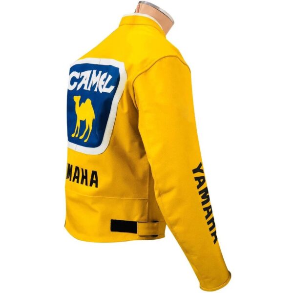 Yamaha Camel Motorbike Leather Jacket - Image 2