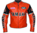 Yamaha Orange Motorcycle Racing Jacket