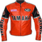 Yamaha Orange Motorcycle Racing Jacket