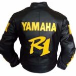 Yamaha R1 Motorcycle Leather Jacket - Image 2