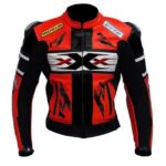 Yamaha R1 Red/black Motorcycle Leather Racing Jacket