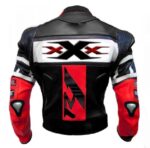 Yamaha R1 Red/black Motorcycle Leather Racing Jacket - Image 2