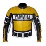 Yamaha Yellow And Black Racing Motorcycle Jacket