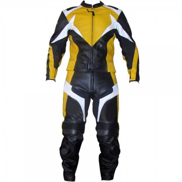 Yellow-Black-Motorcycle-Sports-Racing-Leather-Suit-1.jpg Yellow & Black Motorcycle Sports Racing Leather Suit - Image 1