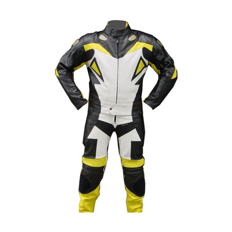 Yellow-Madrid-Motorcycle-Leather-Racing-Suit.jpg Yellow Madrid Motorcycle Leather Racing Suit - Image 1