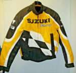 Yellow and Black Suzuki Yoshimura Motorcycle Jacket