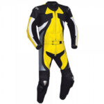 Yellow&Black Motorcycle Racing Leather Suit