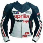 Aprilia Motorbike Leather Jacket With Ce Approved Protection