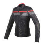 Black And Red Motorcycle Racing jacket With Protection
