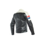 Black And White Motorcycle Racing jacket With Protection - Image 2