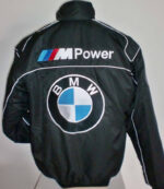BMW Black And White Wind breakerJacket - Image 2