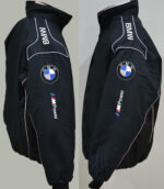 BMW M-power White Stripes And Black Wind breaker jacket - Image 3