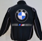 BMW M-power White Stripes And Black Wind breaker jacket - Image 2