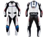 BMW Motorbike White Leather Suit - Image 2