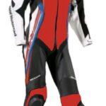 BMW Motorcycle Men Three Tone Leather Suit