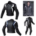 BMW Motorcycle Two Tone Leather Suit - Image 2