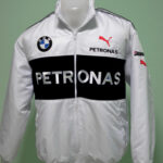 BMW Petronas Black And White Wind breaker Jacket