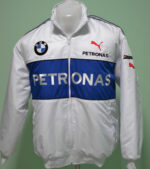 BMW Petronas Blue And White Wind Breaker Jacket