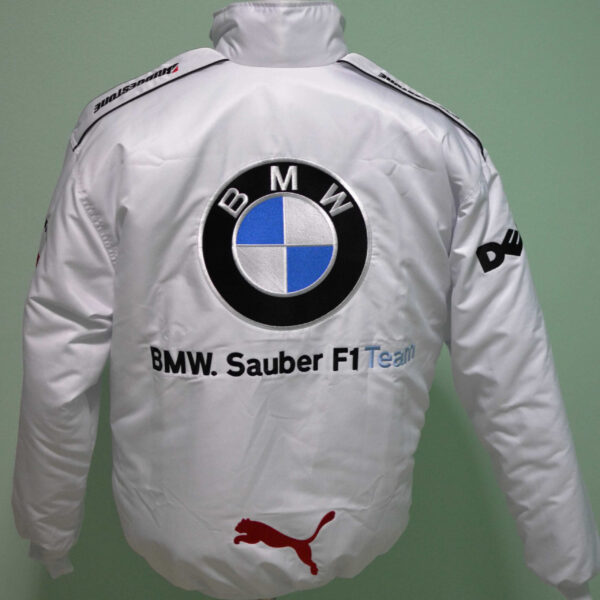 BMW Petronas Blue And White Wind Breaker Jacket - Image 2