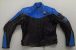 Buell Blue And White Motorcycle Leather Jacket