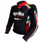 Custom Aprilia Black motorcycle jacket