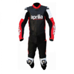 Custom Aprilia Racing Motorcycle Leather Suit