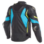 Custom Black And Blue Motorcycle Jackets - Image 2