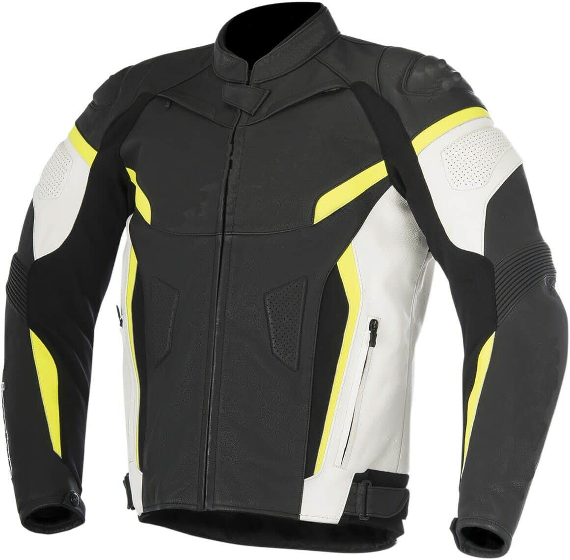 custom-black-and-yellow-motorcycle-bike-leather-jacket.jpg Custom Black and Yellow Motorcycle Bike Leather Jacket - Image 1