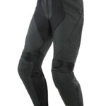 Custom Black Leather Motorcycle Pant