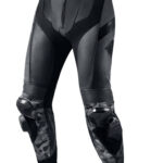 Custom Black Leather Motorcycle Pants