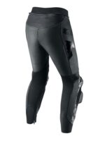 Custom Black Leather Motorcycle Pants - Image 2