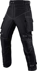 Custom Black Motorcycle Leather Pants