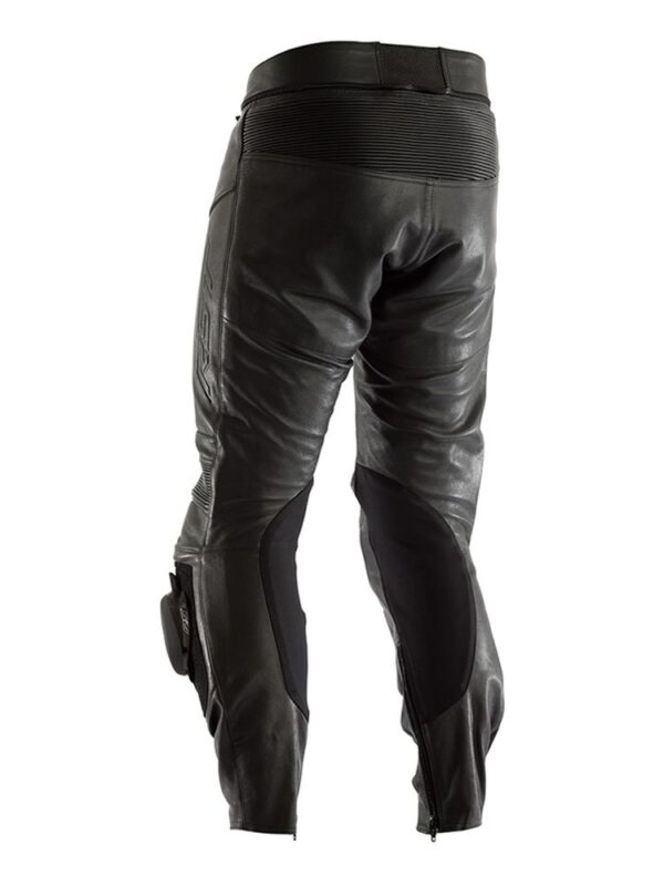 Custom White And Black Motorcycle Riding Pant - Image 2