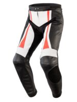 Custom Black,Red motorcycle Leather Pant
