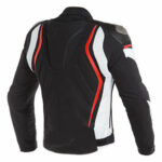 Custom Black,White And Red Motorcycle Racing Jacket - Image 2
