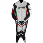 Custom Ducati Corse Panther Bike Racing Leather Suit