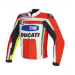Custom Ducati Tim Motorbike Racing Leather Jacket Ce Approved