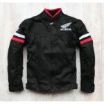 Custom Honda Black motorcycle racing jacket