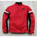 Custom Honda Red motorcycle racing jacket