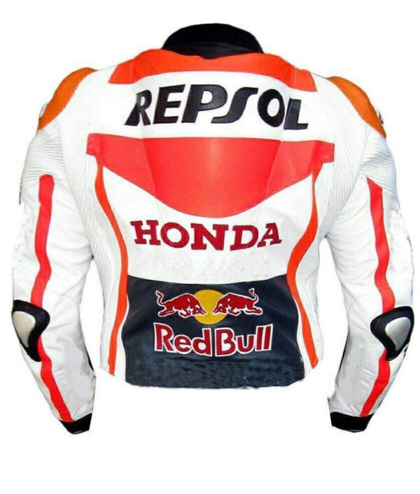 Custom HONDA Repsol Motorbike Leather Jacket - Image 2