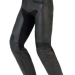 Custom Jet Black Safety Motorcycle Pant