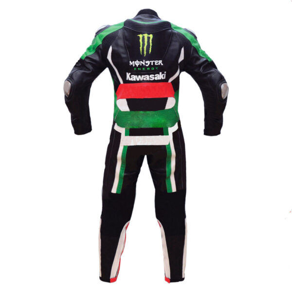 Custom KAWASAKI Motorbike Men Leather Suit - Image 2