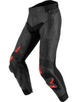 Custom Man Black Motorcycle Racing Pant With Red Pads