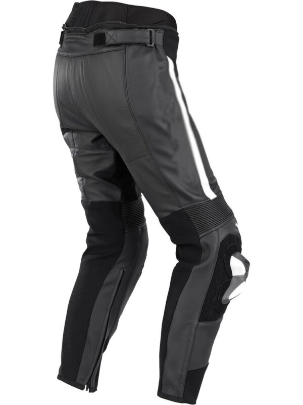 Custom Man Black & White Safety Motorcycle Racing Pant - Image 2