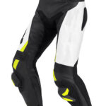 Custom Man White And Black Safety Motorcycle Pant