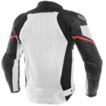 Custom Motorcycle Black Red And White Jacket - Image 2