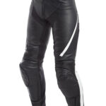 Custom Motorcycle Black & White leather Racing Pant