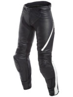 Custom Motorcycle Black & White leather Racing Pant