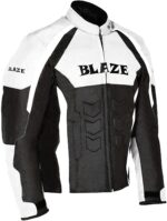 Custom Motorcycle Black & White Motorcycle Jacket