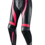 Custom Pink And Grey Motorcycle Racing Pants